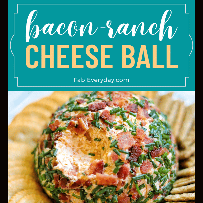 Indulge in the savory delight of a bacon ranch cheese ball - a perfect blend of crispy bacon, creamy ranch, and cheesy goodness!