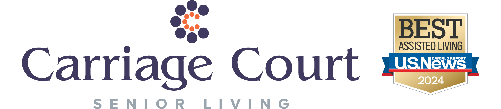 Carriage Court Senior Living - US News 2024-2025 Award Badge